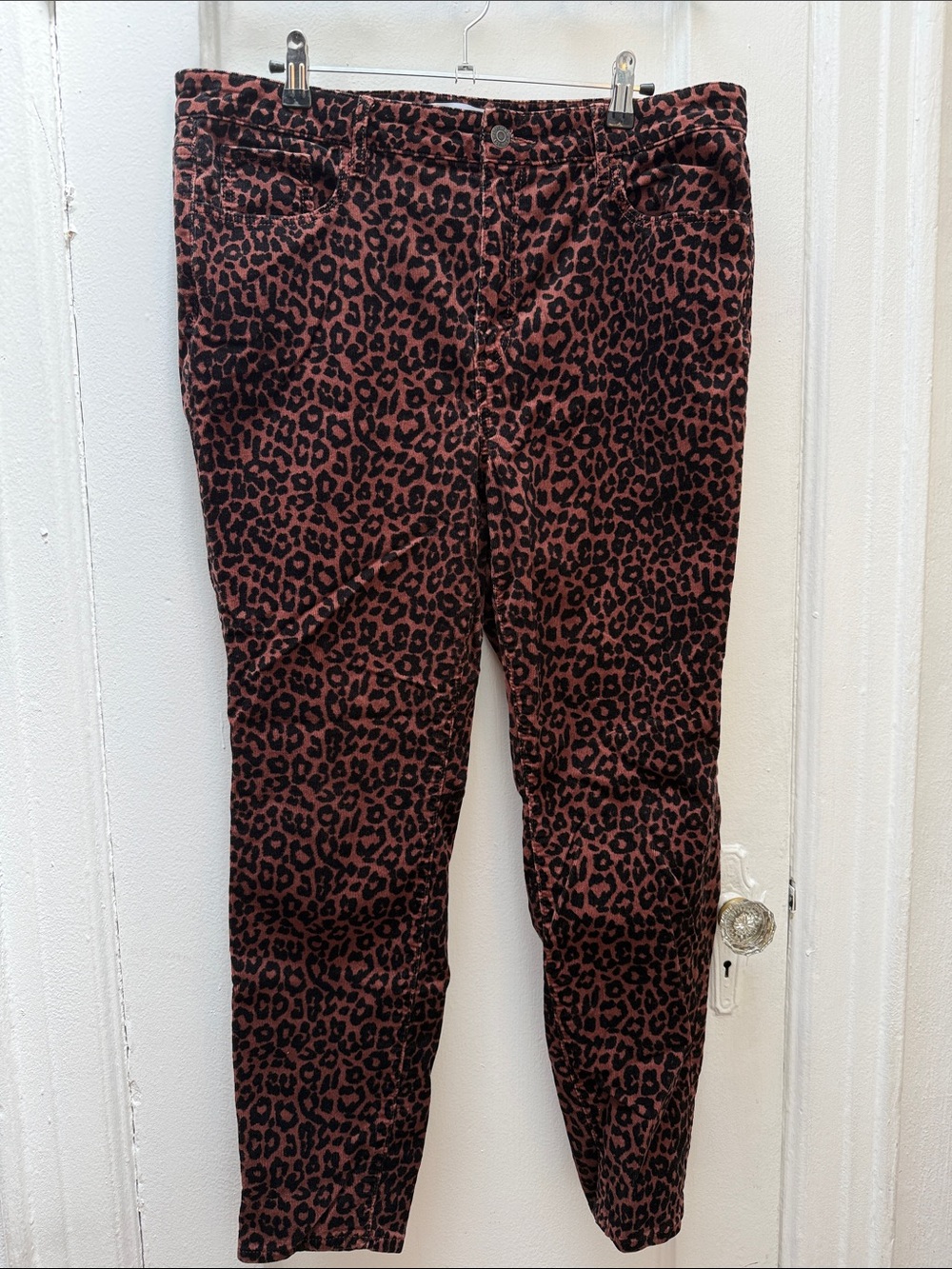 LOFT curvy high waist skinny corduroy pants